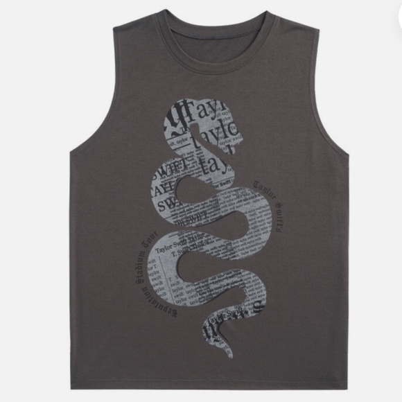 NEW Taylor Swift Reputation Tour Snake Tank Top XL - Picture 1 of 3